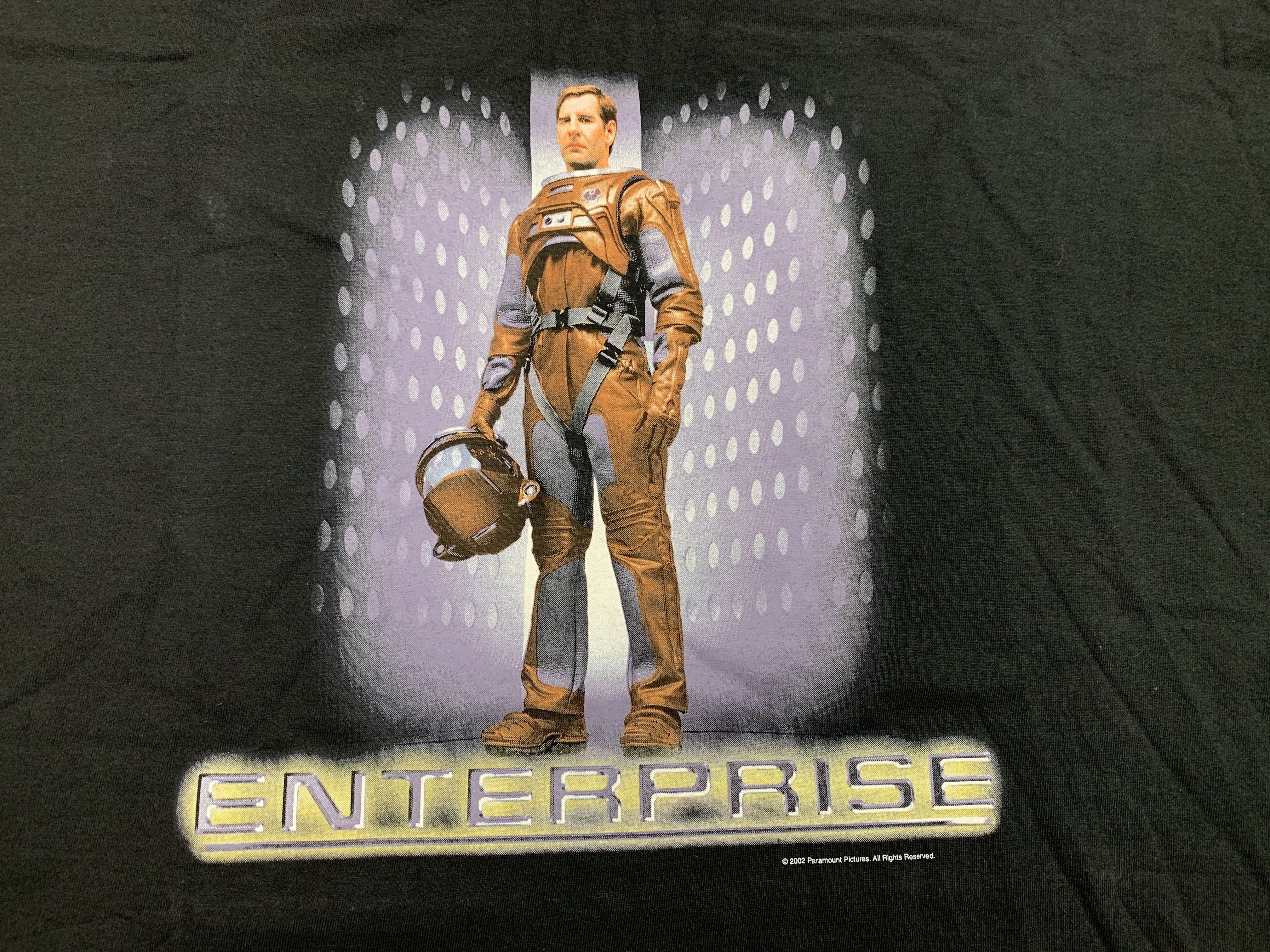 Y2K Star Trek Enterprise 2002 T Shirt Size L Vintage Tee - 3
