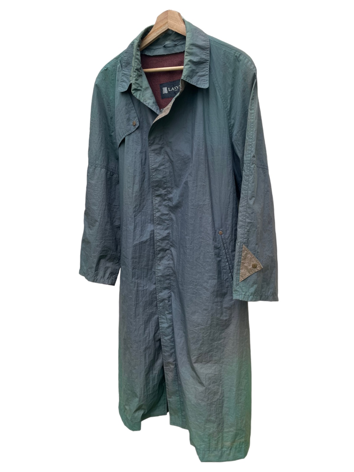 💥 LANVIN PARIS Trench Coat Long Coat Jacket - 4