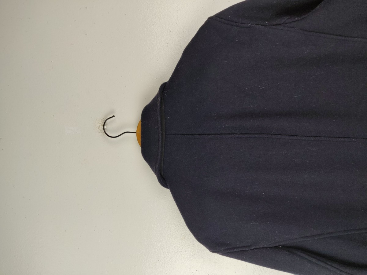 Armani - Exchange Peacoat Navy Double Breast Jacket - 10