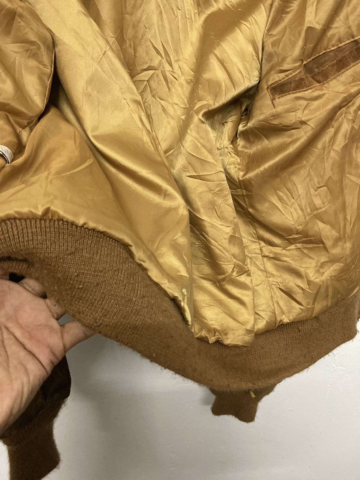 Vintage Schott Suede Full Leather Jacket - 10