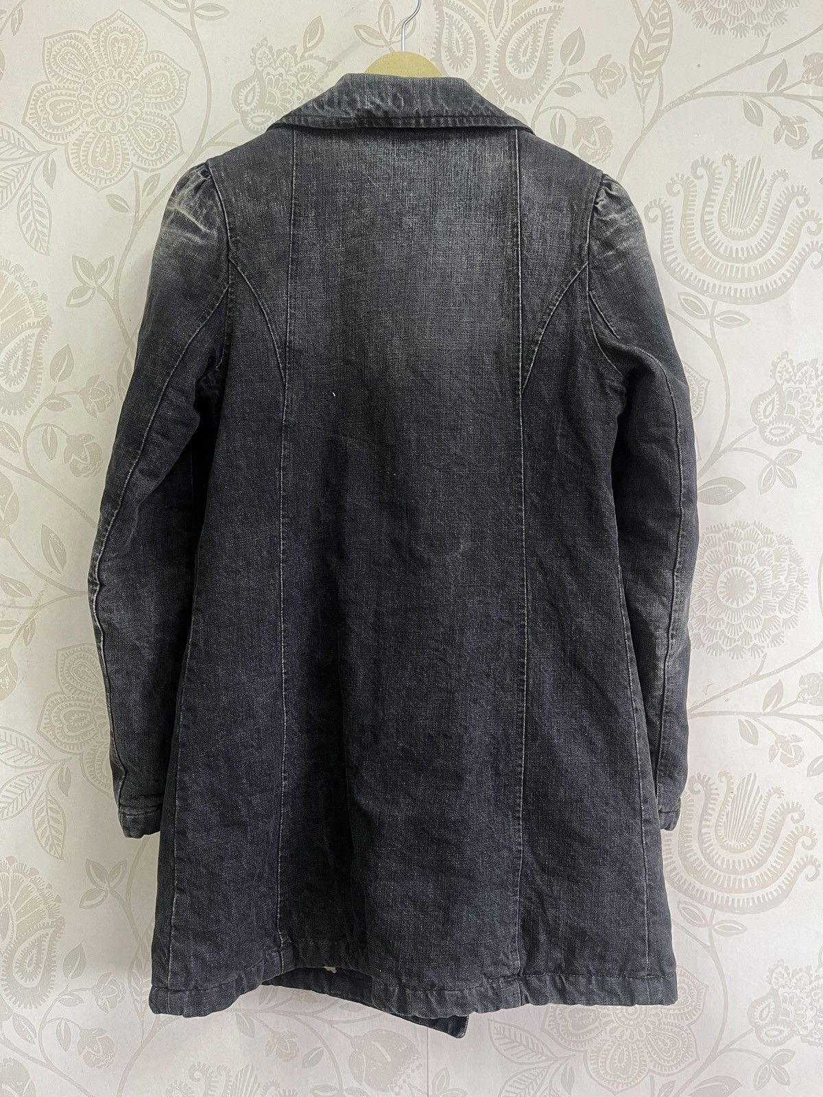Black Vintage Cerruti Jeans Quilted Italian Jacket - 4
