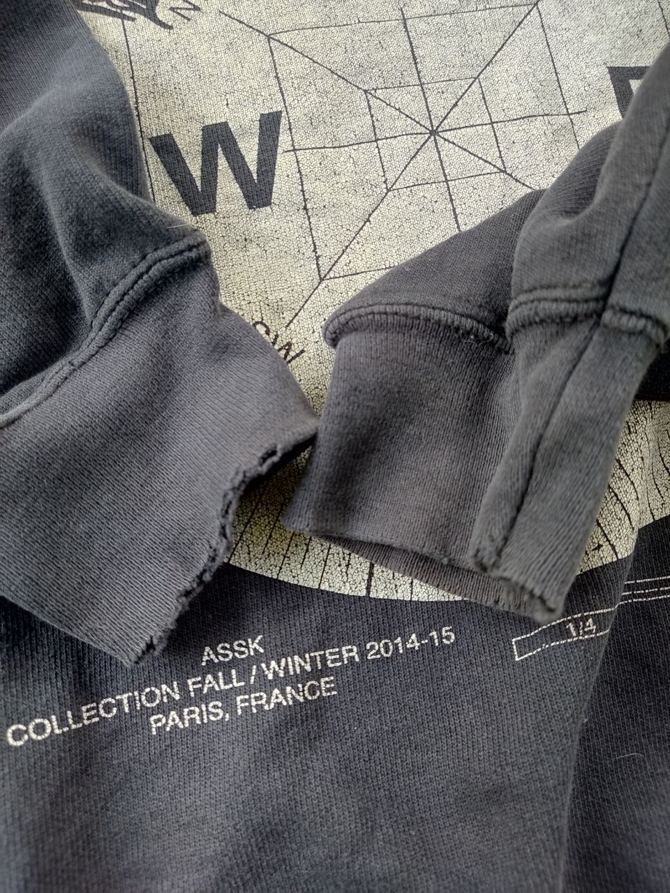 Rare🔥 ASSK Compass Collection Fall/Winter 2014-15 Paris France Sweatshirts - 7