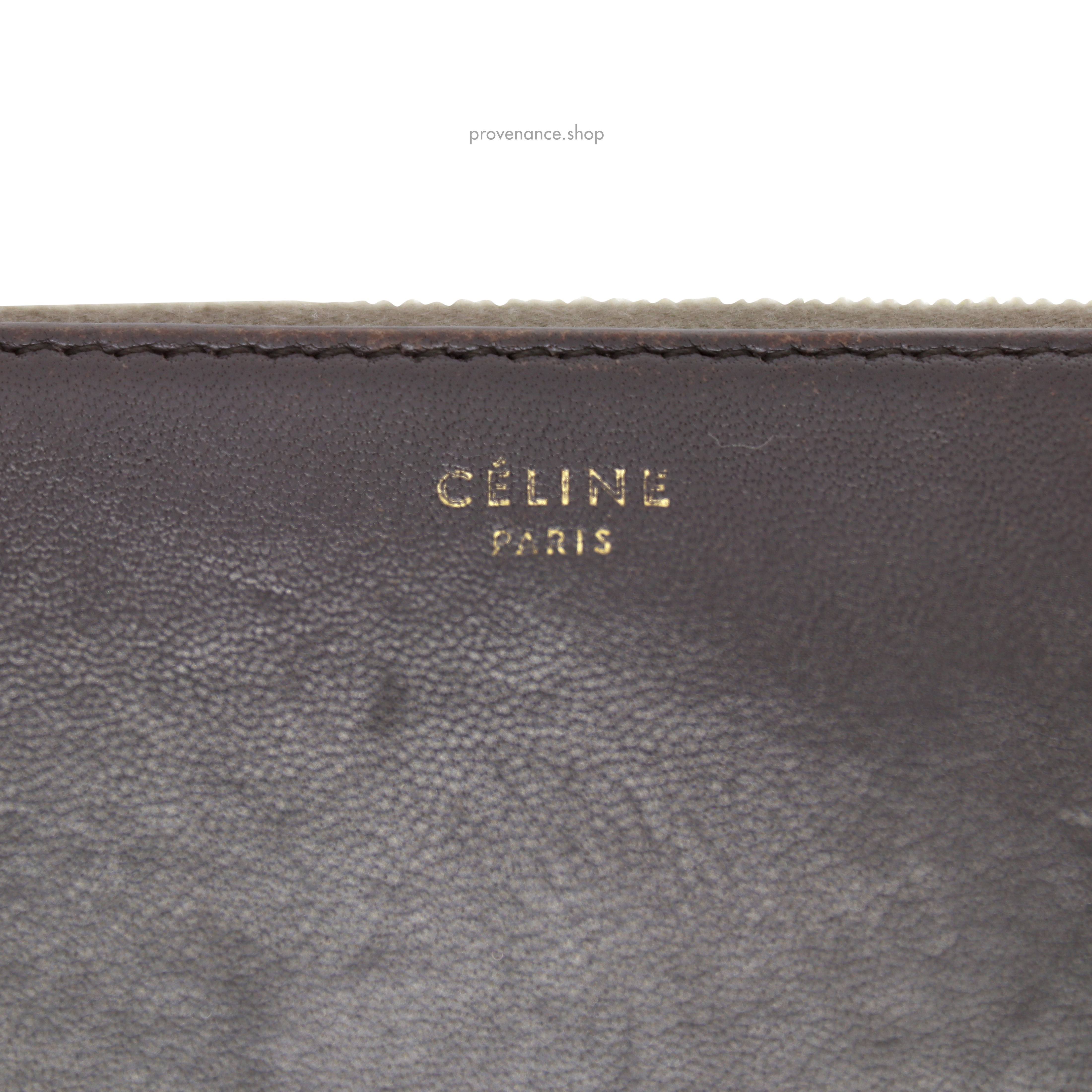 Celine Multifunction Zip Wallet - Grey/Black - 5