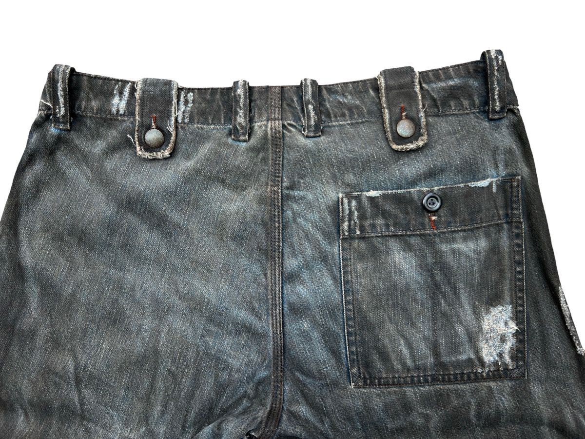 Rare🔥Diesel MultiPocket Distressed Baggy Bondage Jeans 34x34 - 7