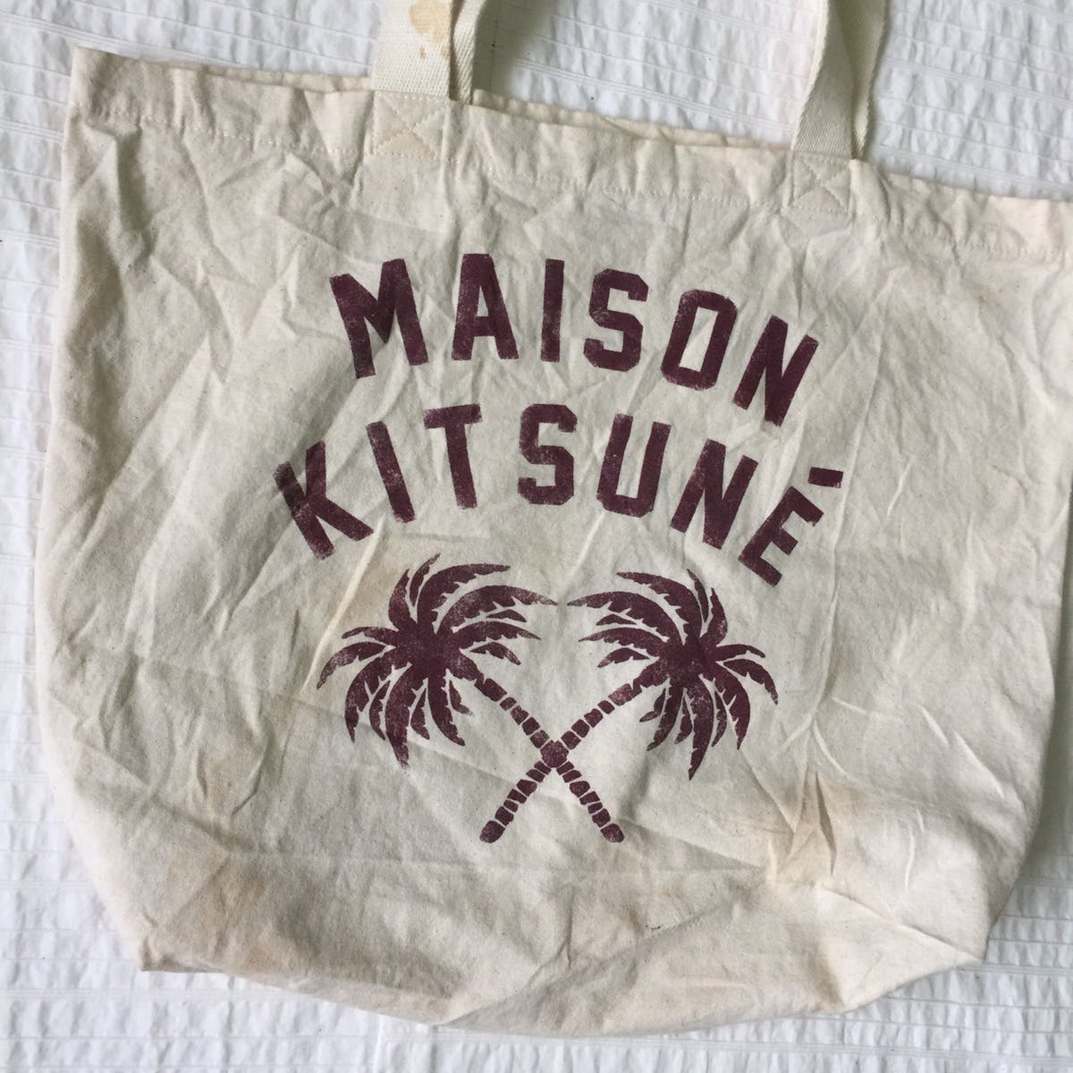 Maison kitsune tote bag - 3