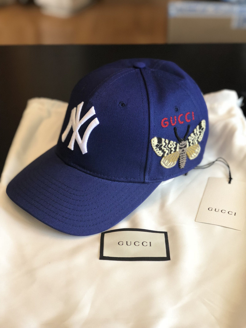 GUCCI Gucci New York Yankees Blue | wxt8pcwk5c | REVERSIBLE