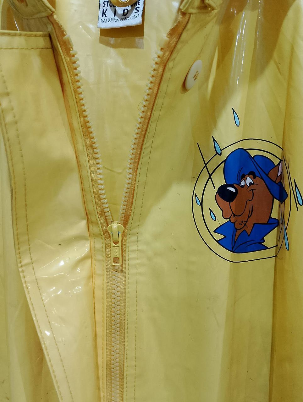 Vintage 1997 Scooby Doo Hanna Barbera Warner Bros Raincoat - 9