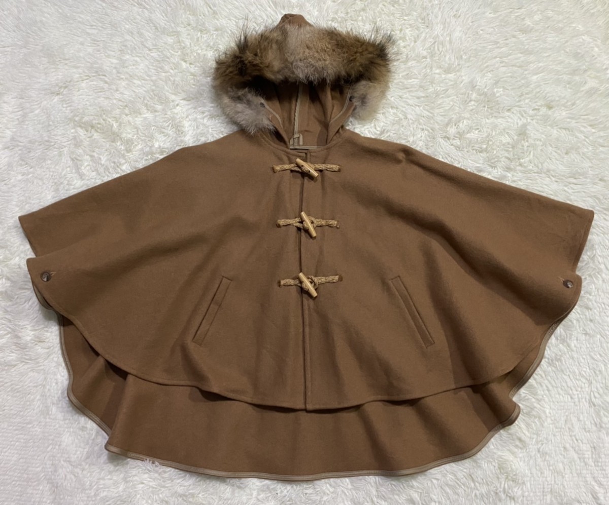 Fidelity - Wool Cape Poncho Hooded by Gerald & Steward - 4