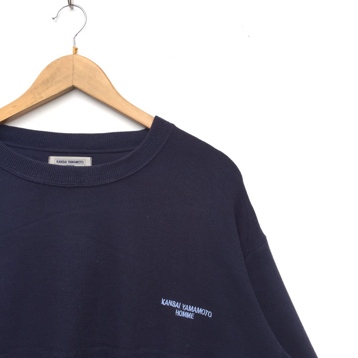 Kansai Yamamoto Kbs - Vintage 90s Kansai Yamamoto Homme Embroidery Logo Sweatshirt - 2