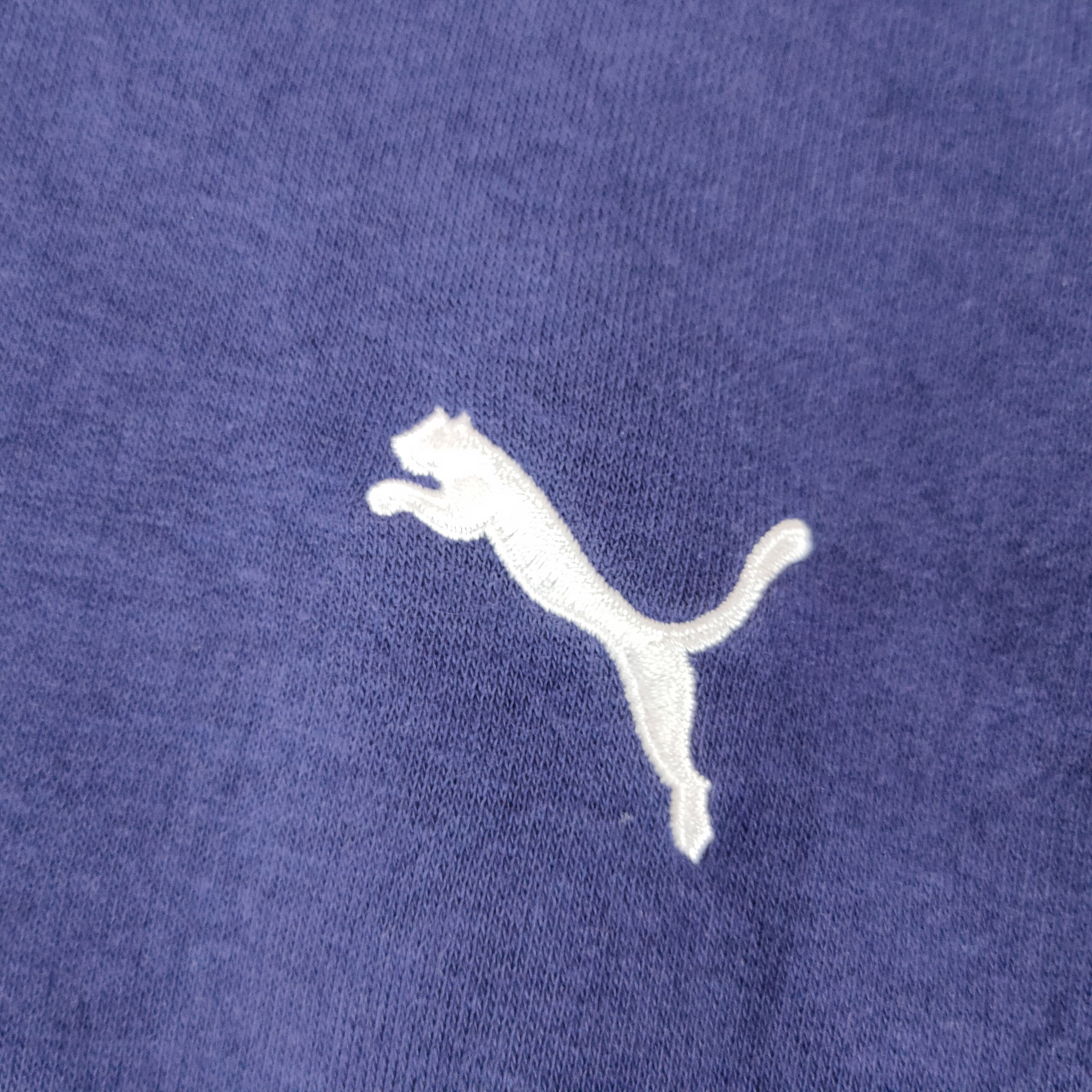 PUMA M Size Embroidery Logo Crewneck Pullover Sweatshirt - 2