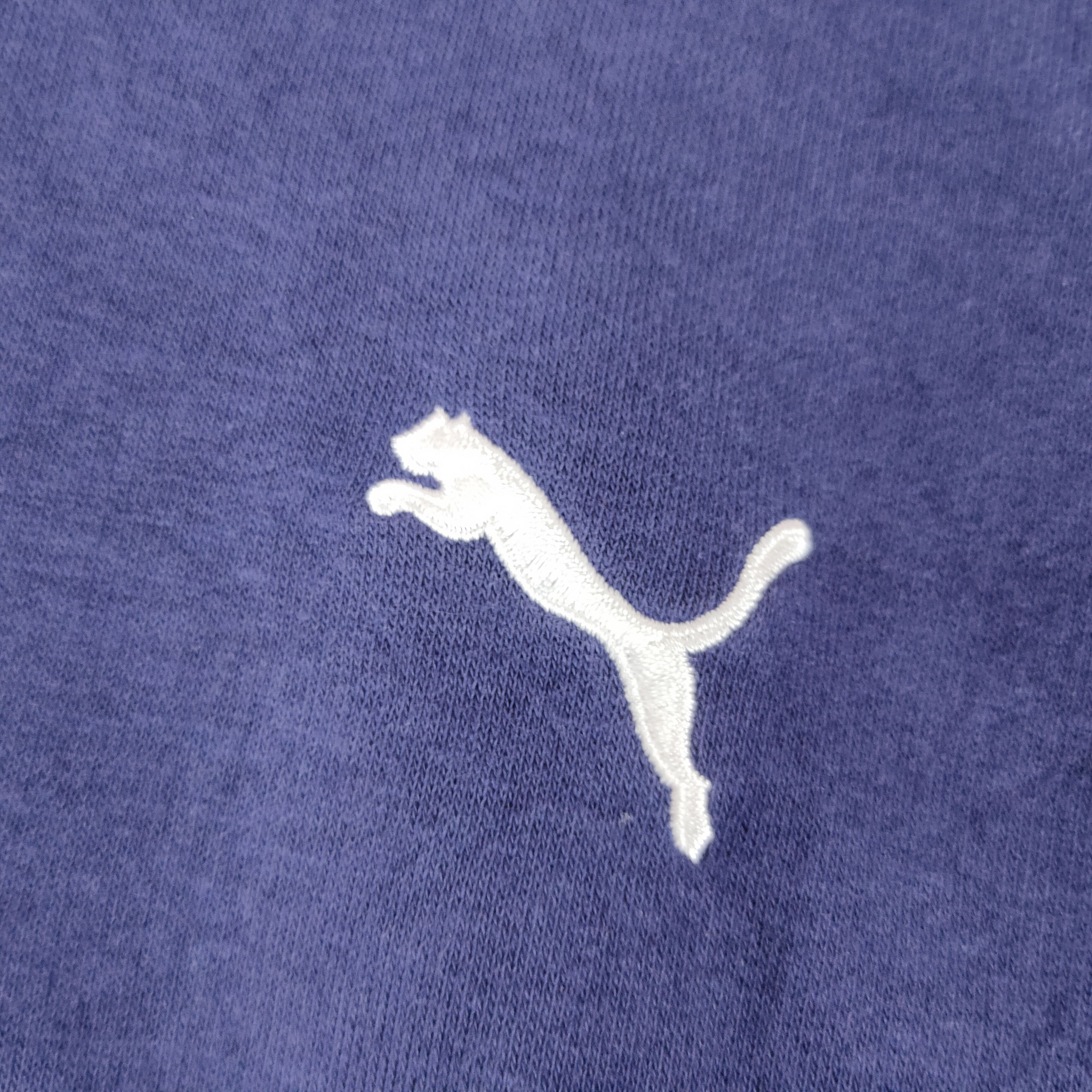 PUMA M Size Embroidery Logo Crewneck Pullover Sweatshirt - 2