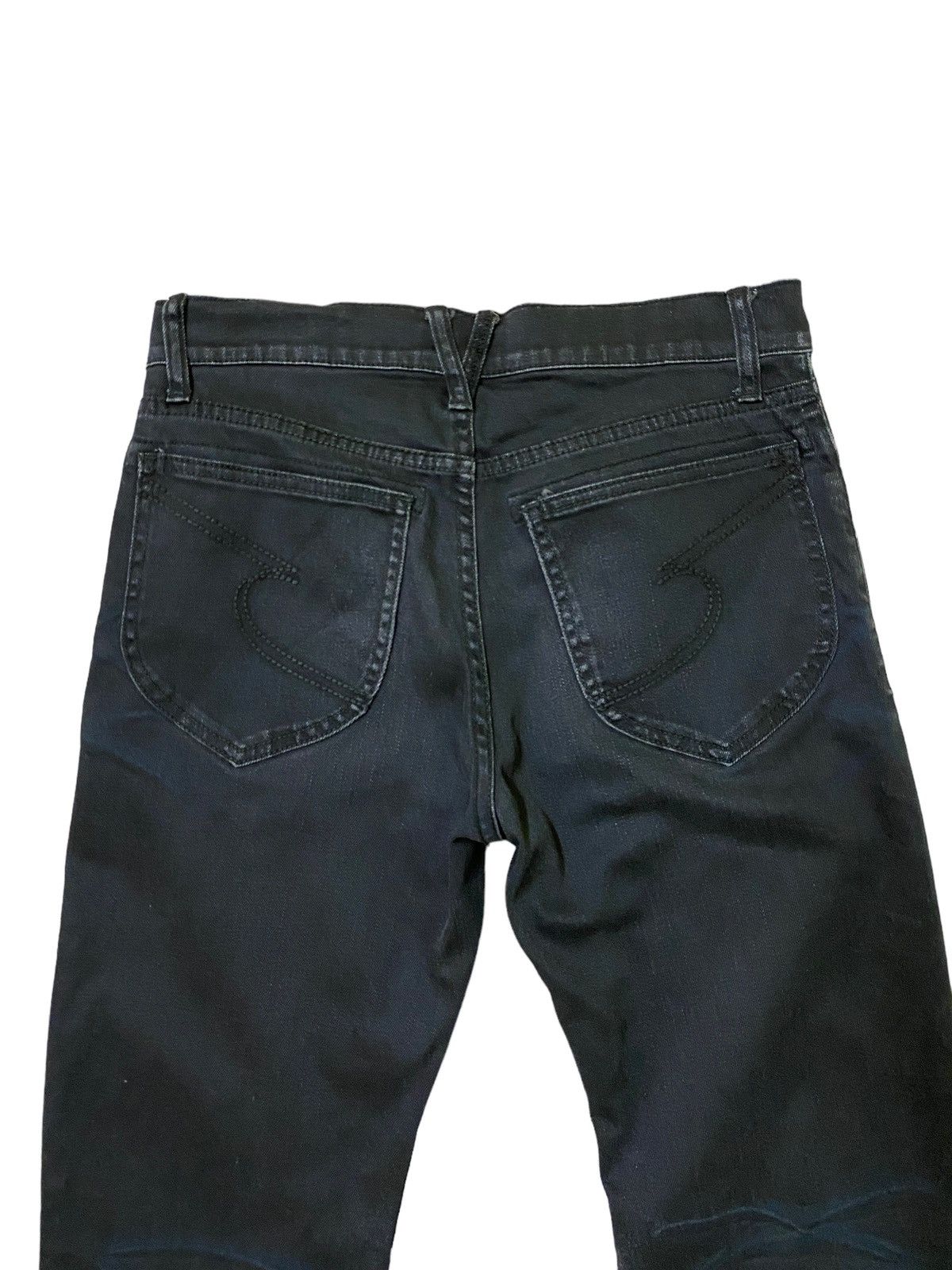 Vintage Semantic Design J Curve Legs Claw Marks Denim - 10