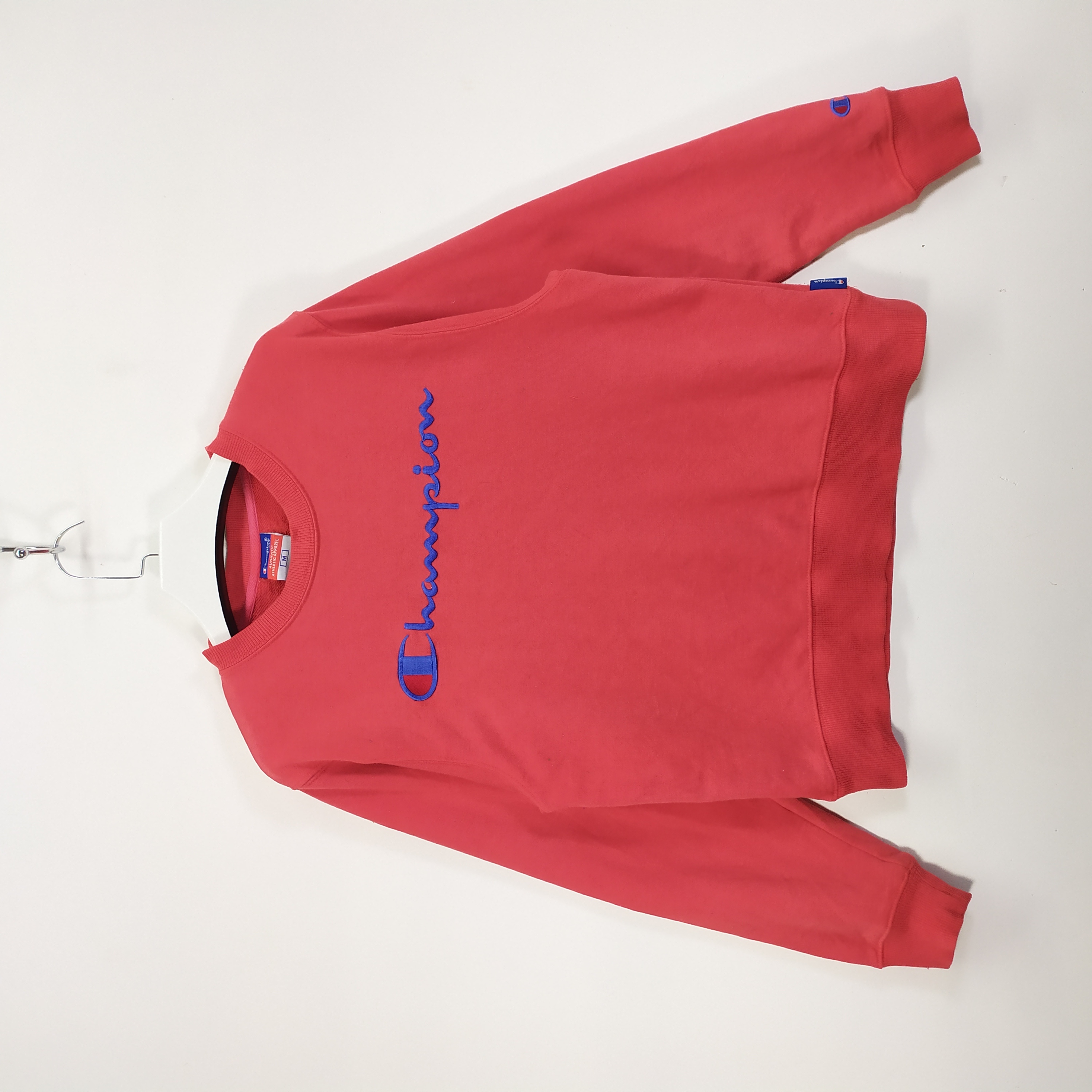 Champion Embroidery Big Logo Red Sweatshirts #229-7 - 1