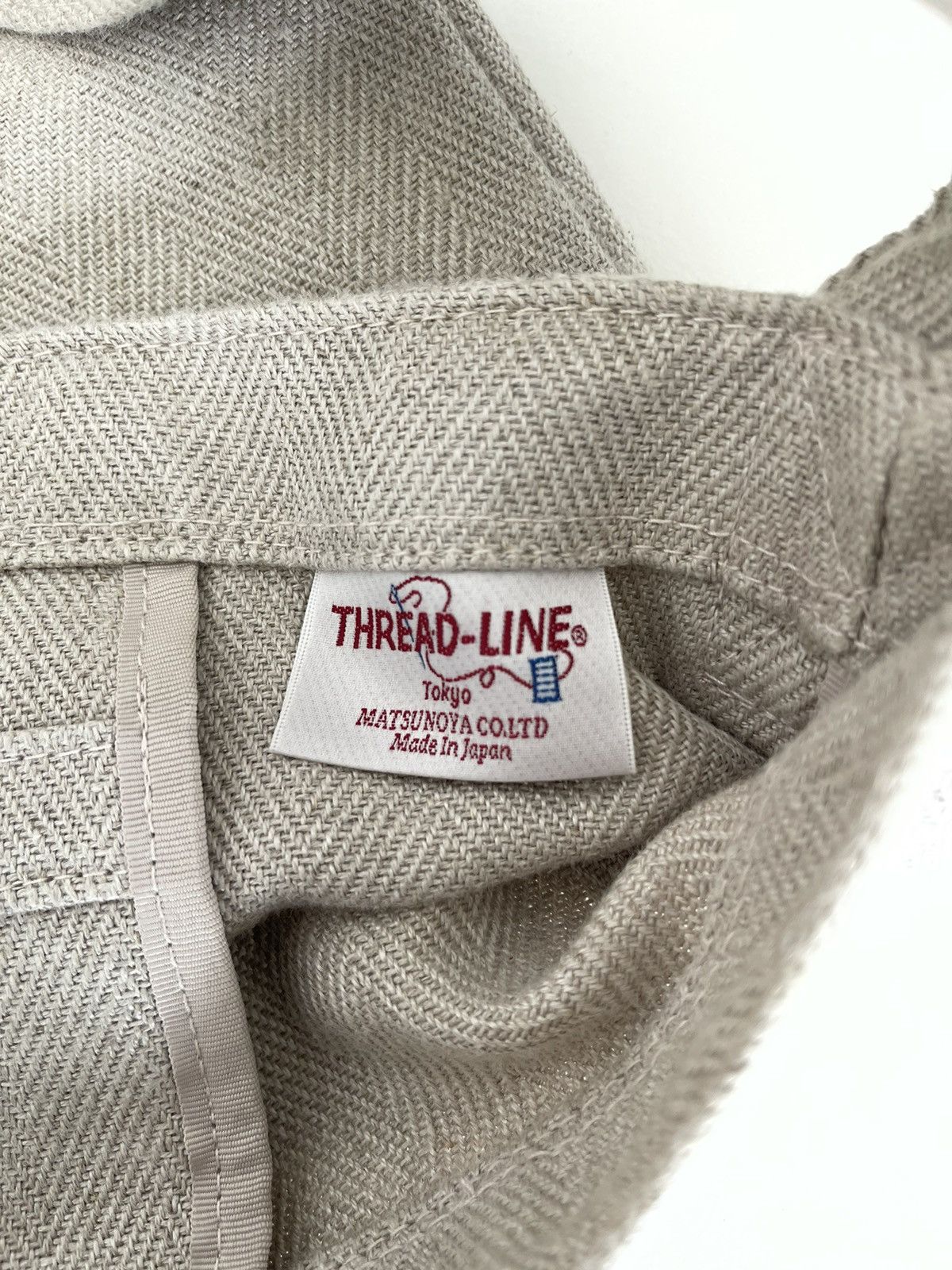 Vintage - Thread-line Tokyo Canvas Flat Shoulder Bag - 9
