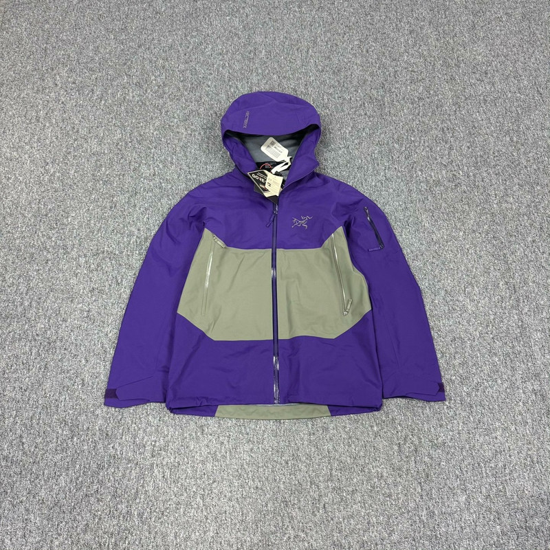 ARC'TERYX SABRE hard shell ski jacket in Purple Grey - 1
