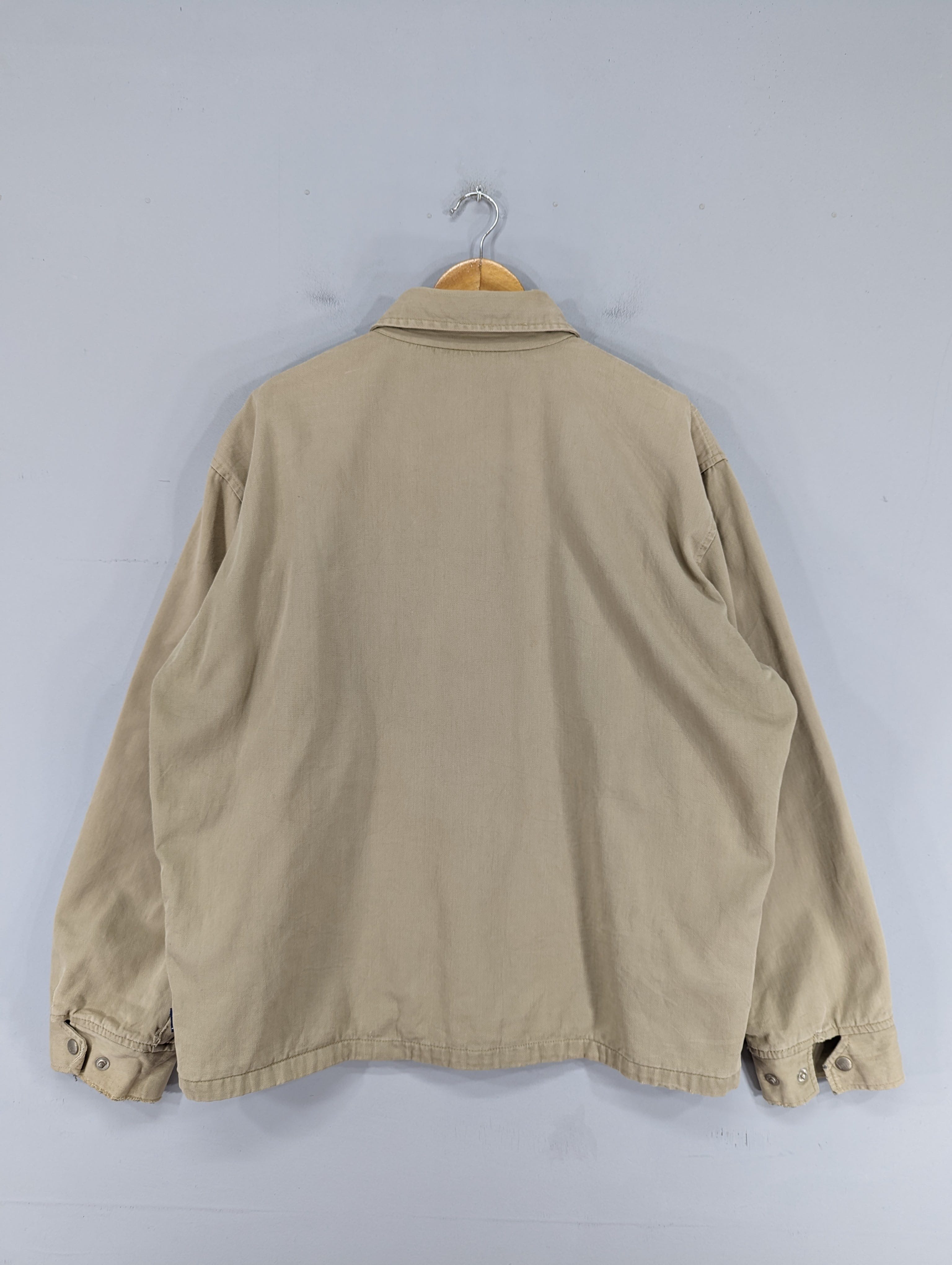 💥RARE💥Vintage 90s Stussy Distressed Workwear Jacket