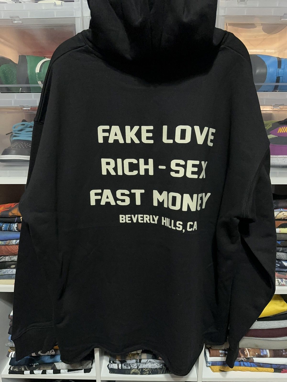 Hype - Homme Femme LA Hotel Beverly Hills Graphic Hoodie XL - 2