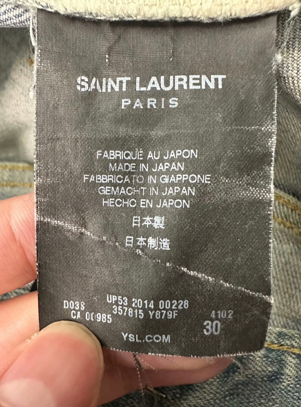 Saint Laurent 2014 Destroyed D02 Jeans by Hedi - 4