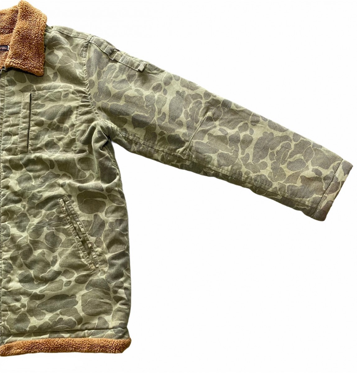 Camo - Kriff Mayer Camouflage Like Bape Sherpa Fleece Lined Jacket - 6
