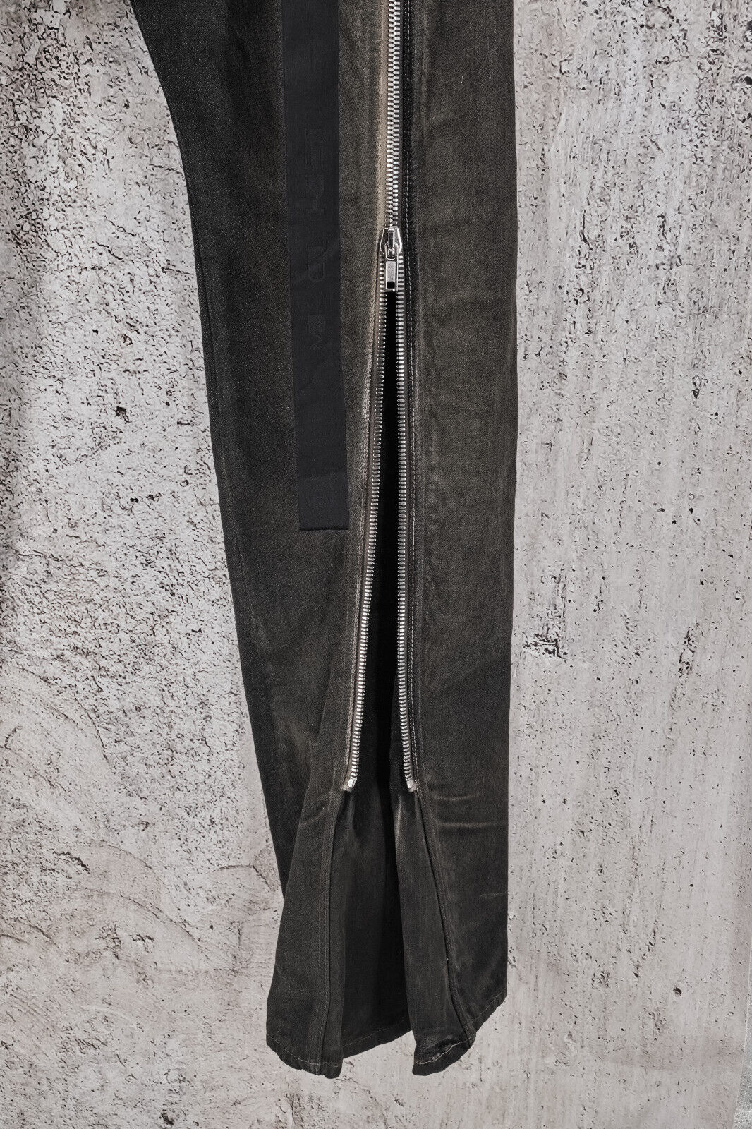 BNWT Rick Owens Bolan Banana Zip-Detailed Flaired Jeans, 1950$ - 8