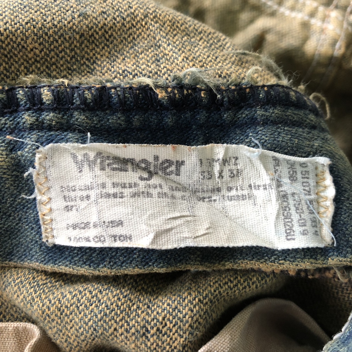 Custom - 🔥Wrangler distressed denim custom military camo label - 15