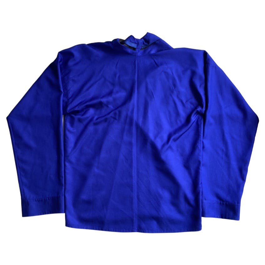Haider Ackermann Oversize Blue Silk Kimono Shirt - 3