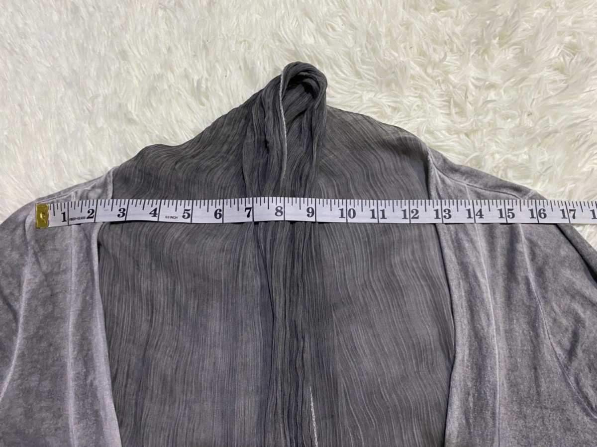 Cardigan - Silk Cotton Shawl Cardigan Made in Italy - 13