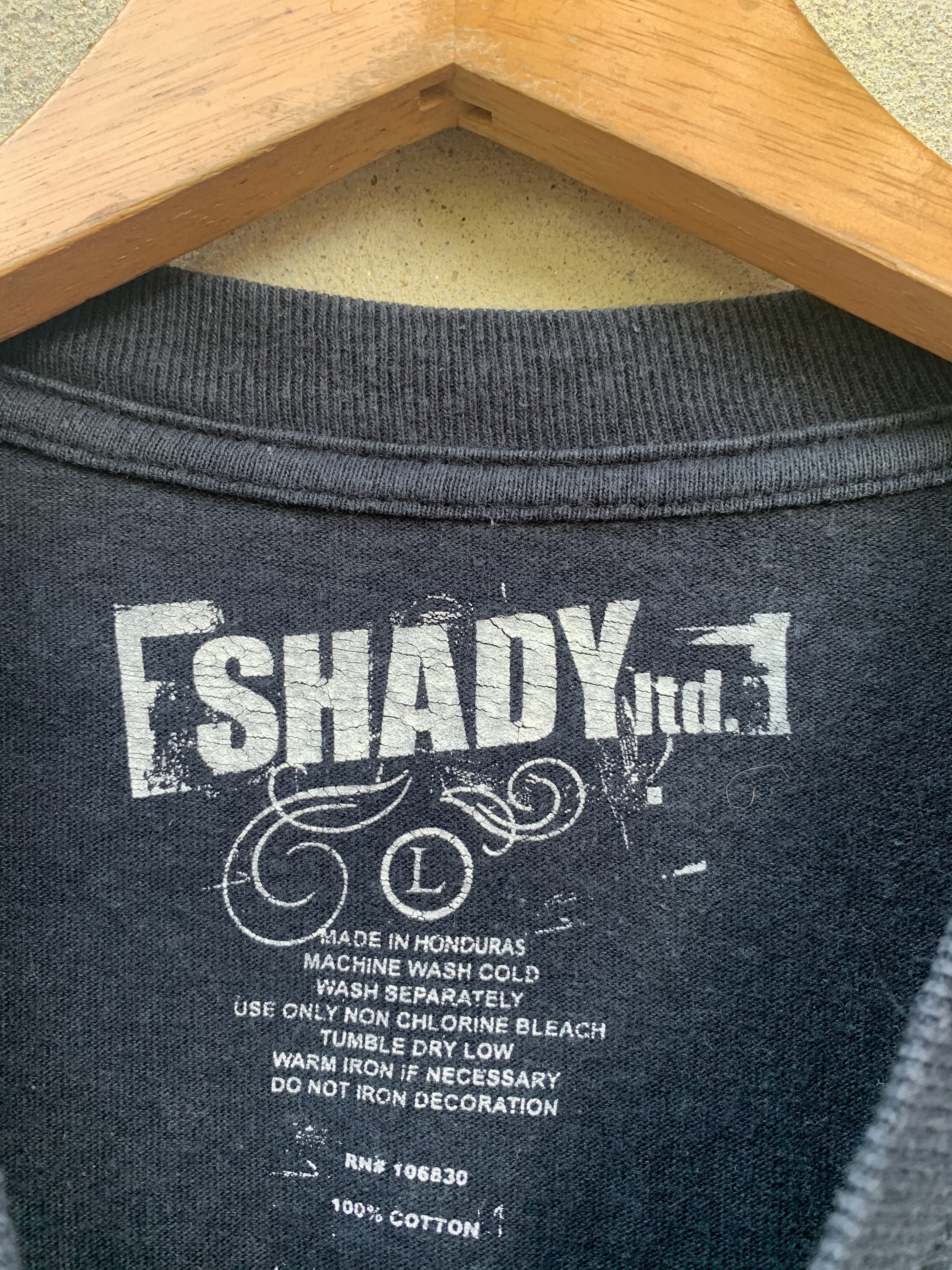 Shady Ltd - Shady Ltd Black Hip Hop Cotton Tee - 6
