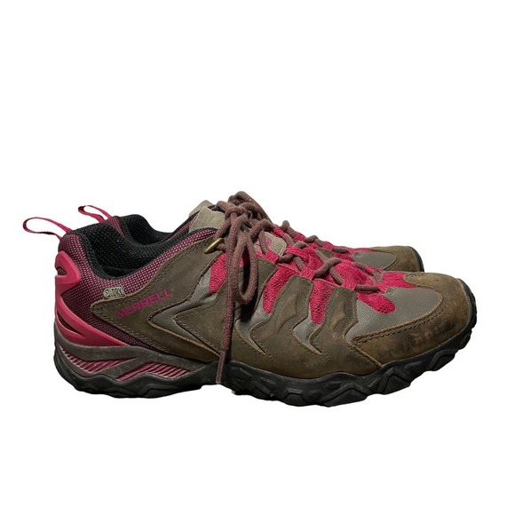 Merrell Bitter Root Chameleon Shift Ventilator Vibram Hiking Shoes Pink Brown 11 - 2