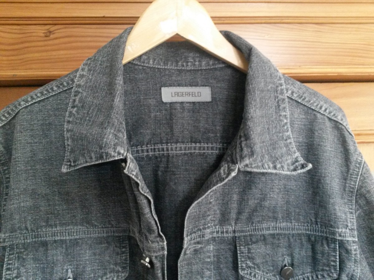 Karl Lagerfeld - Grey Denim Jacket - 3