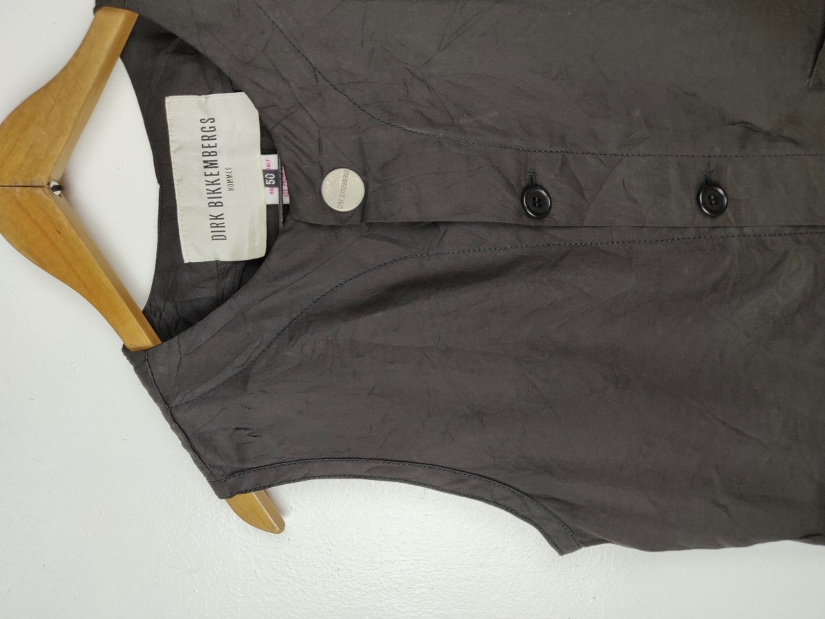 Dirk Bikkembergs - Hommes Buckle Vest Jacket - 4