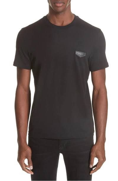 Givenchy Leather Patch Logo Slim Tee - 2