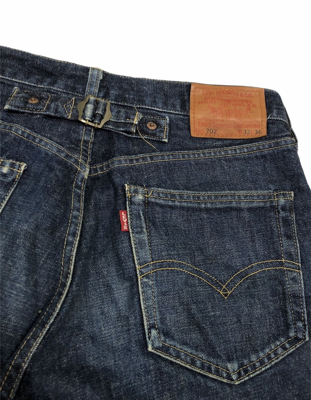 Levis 702XX Big E Donut Button Shorts Denim - 6