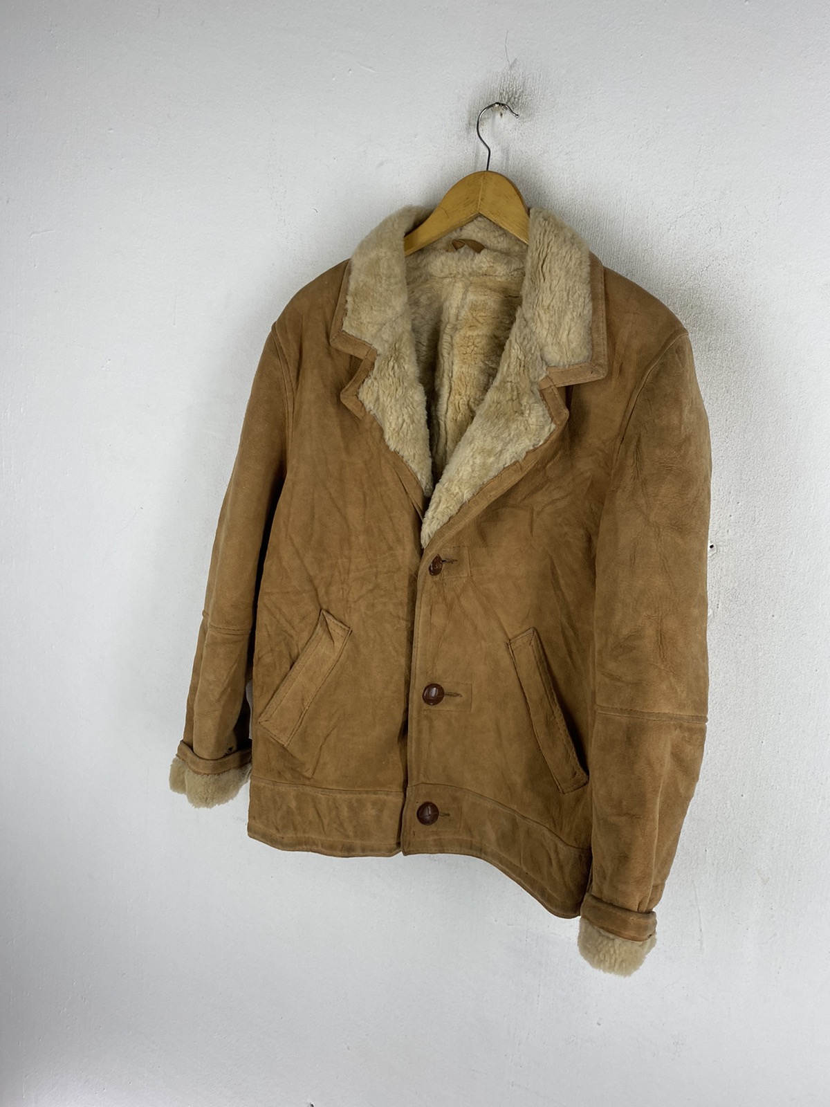 Vintage Schott Sherpha Coat Fur Lining - 3