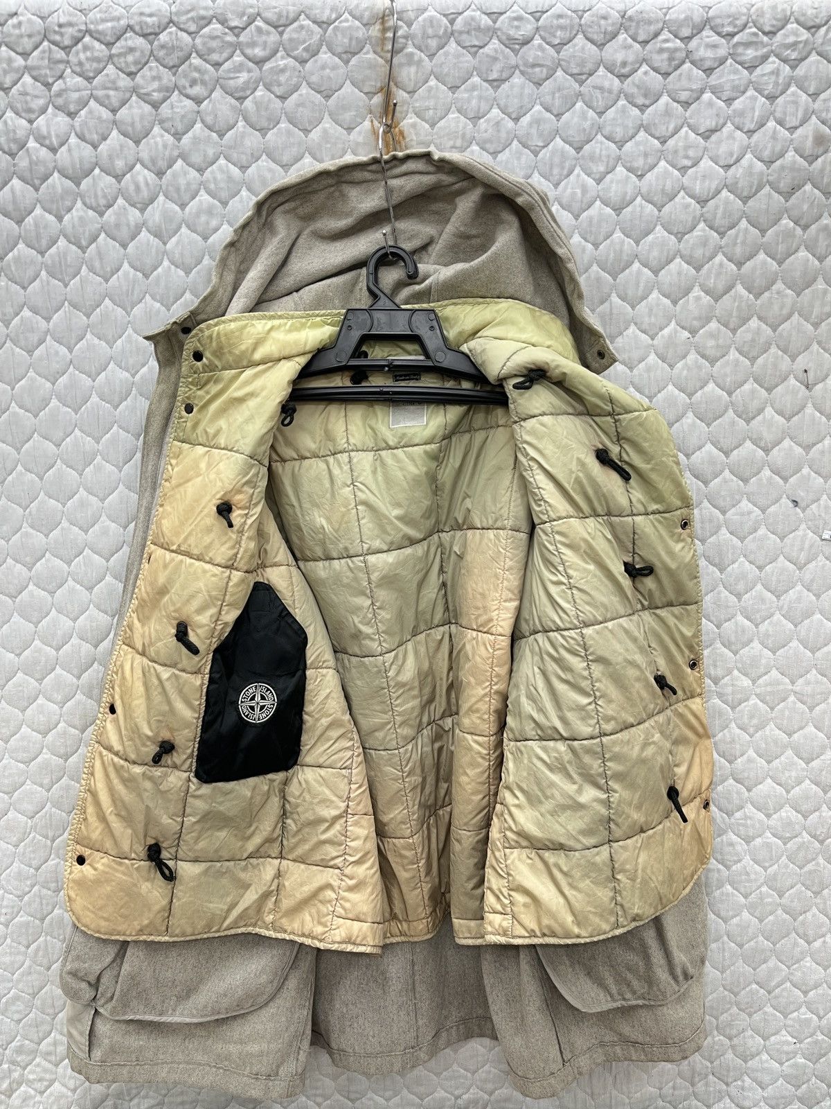 🔥🔥🔥STEALS VTG STONE ISLAND AW1998 LONG COAT - 1