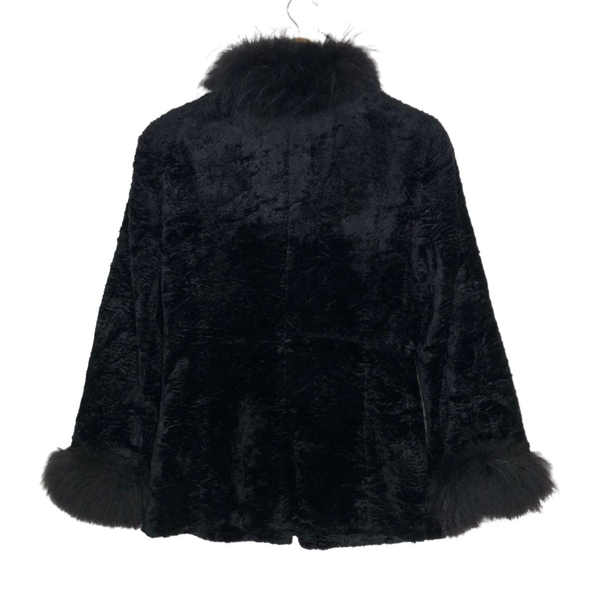 Vintage Valentino Garavani Faux Fur Velvet Jacket - 12