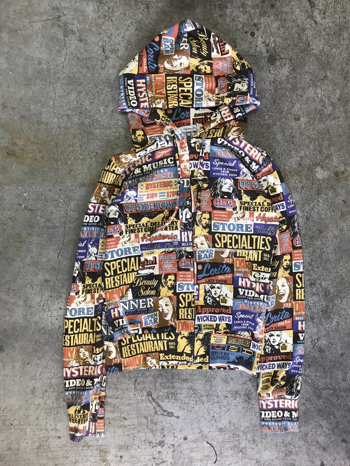 Rare Hysteric Glamour Fullprint Zipper Hoodie - 3