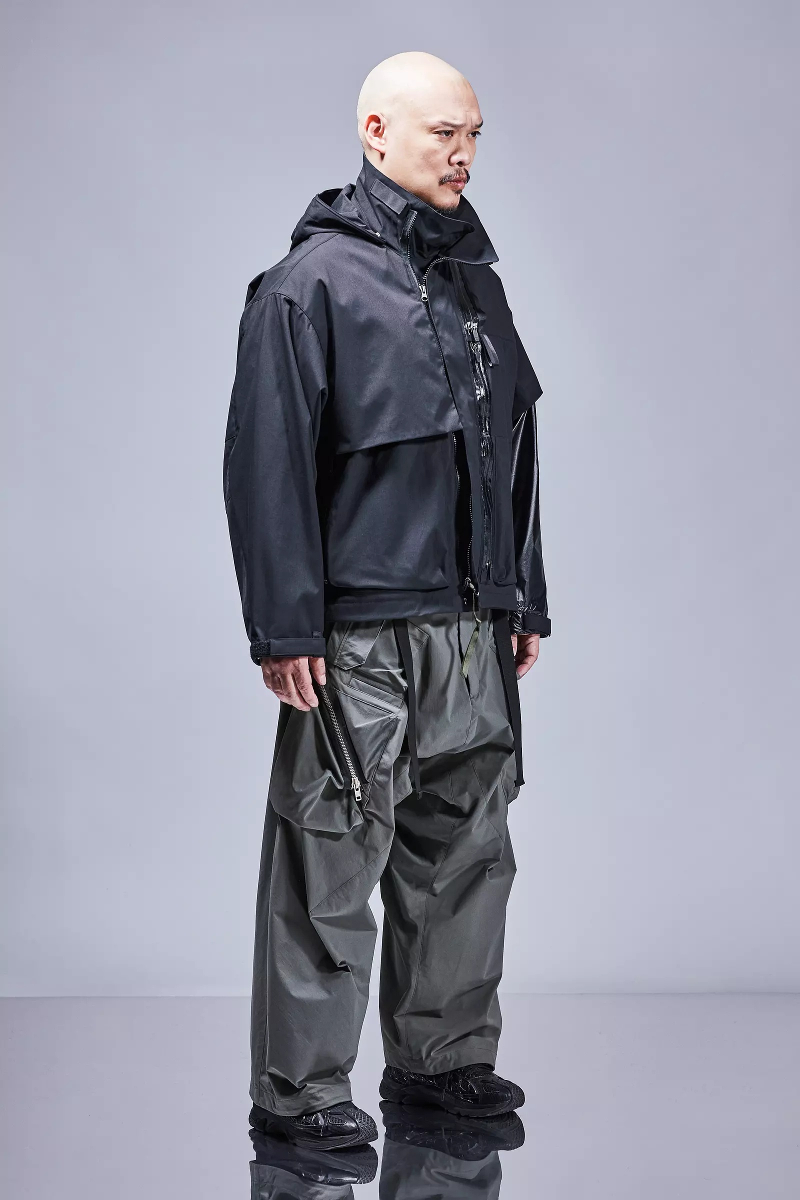 J115K-E Encapsulated Nylon Interops Jacket Black Gen. 1 - 3
