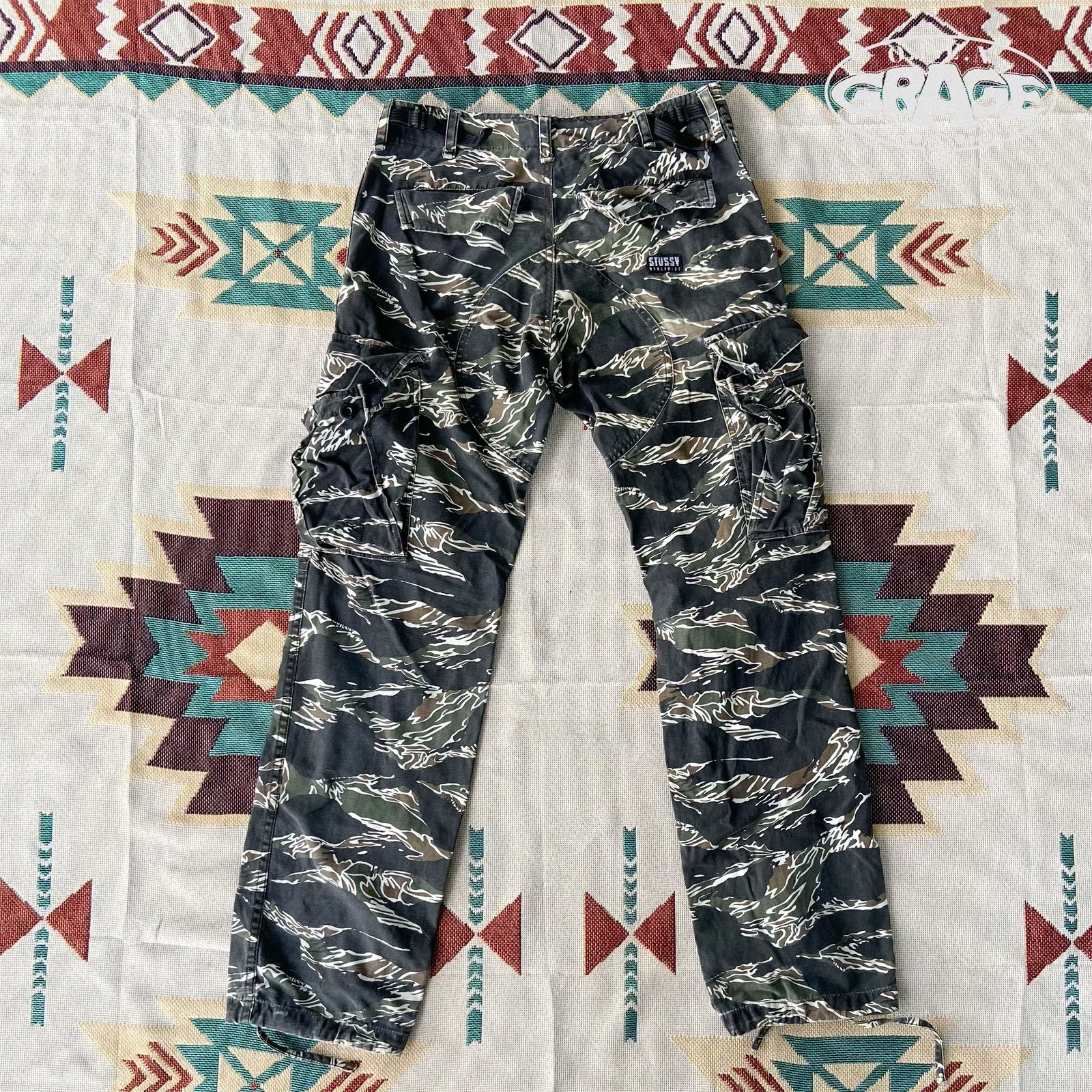 Stussy Cargo Pants Tiger Stripe Camo - 1