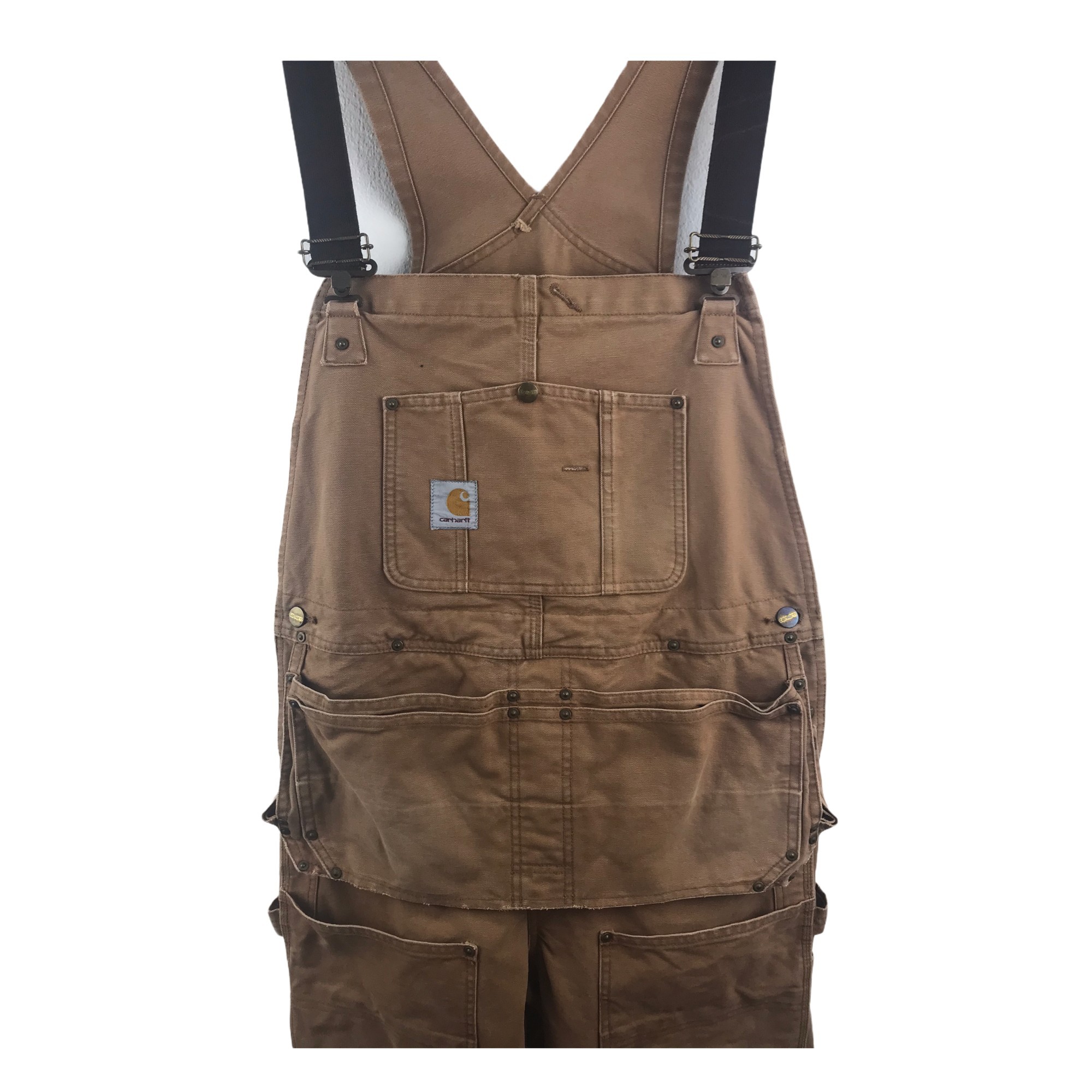 Vintage Carhartt Carpenterbib Overall Jacket - 3