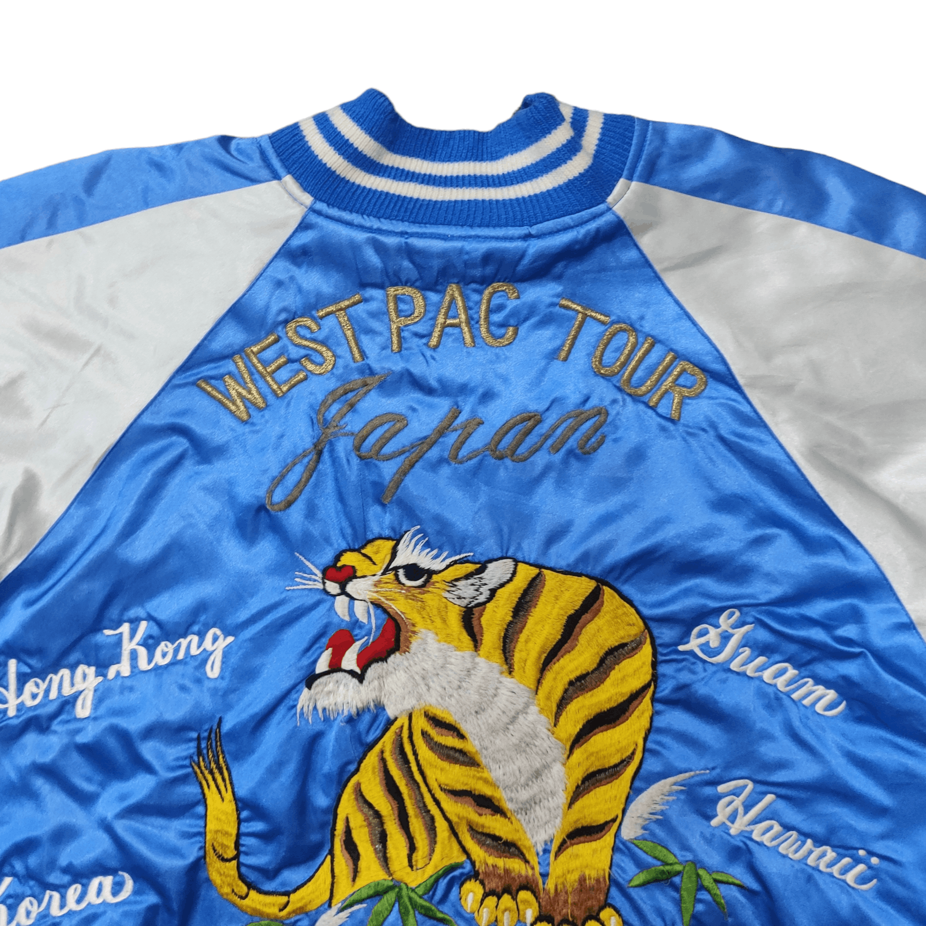 Vintage - Vtg Sukajan Souvenir Jacket West Pac Tour Japan Tiger - 2