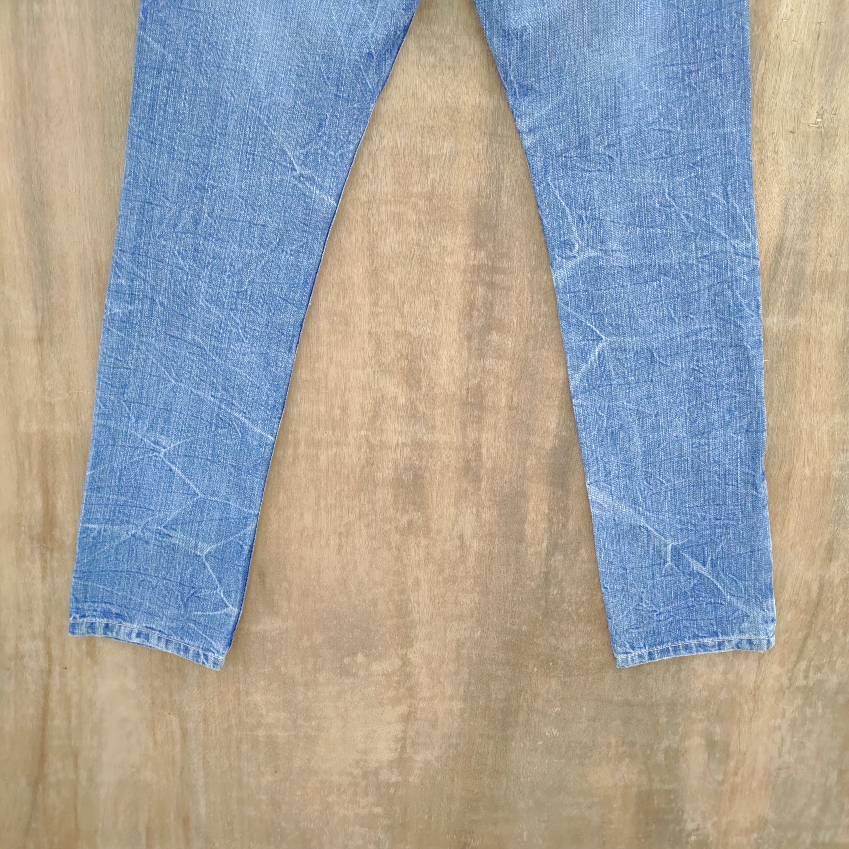 Distressed Denim - GOLZA DOUBLE WAIST JEANS DENIM PANTS - 10