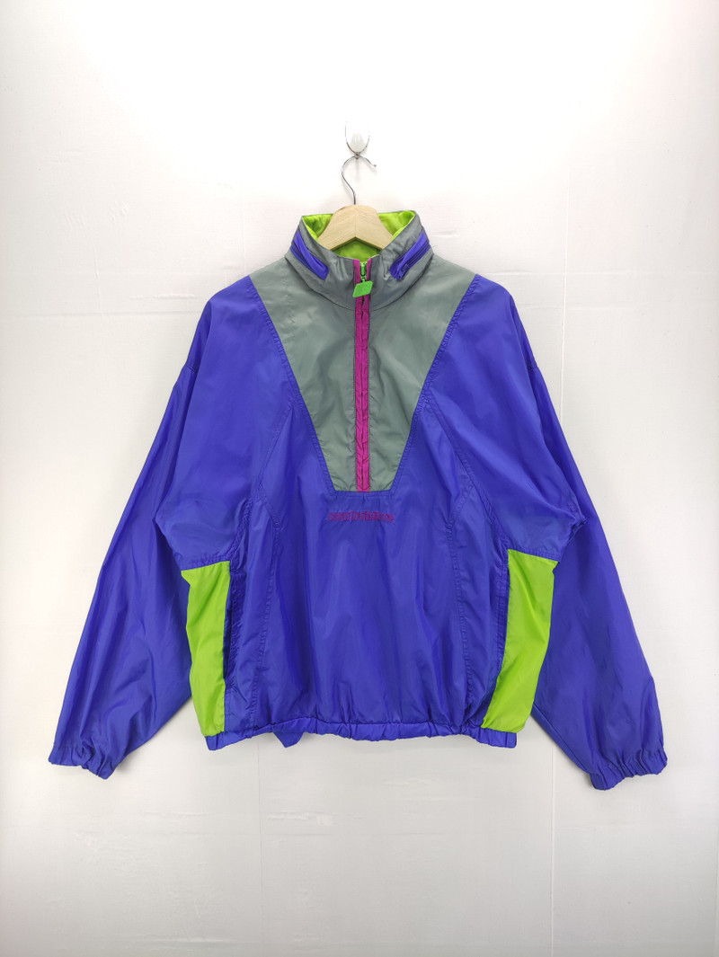 Vintage New Balance Winbreaker Half Zipper Jacket - 1