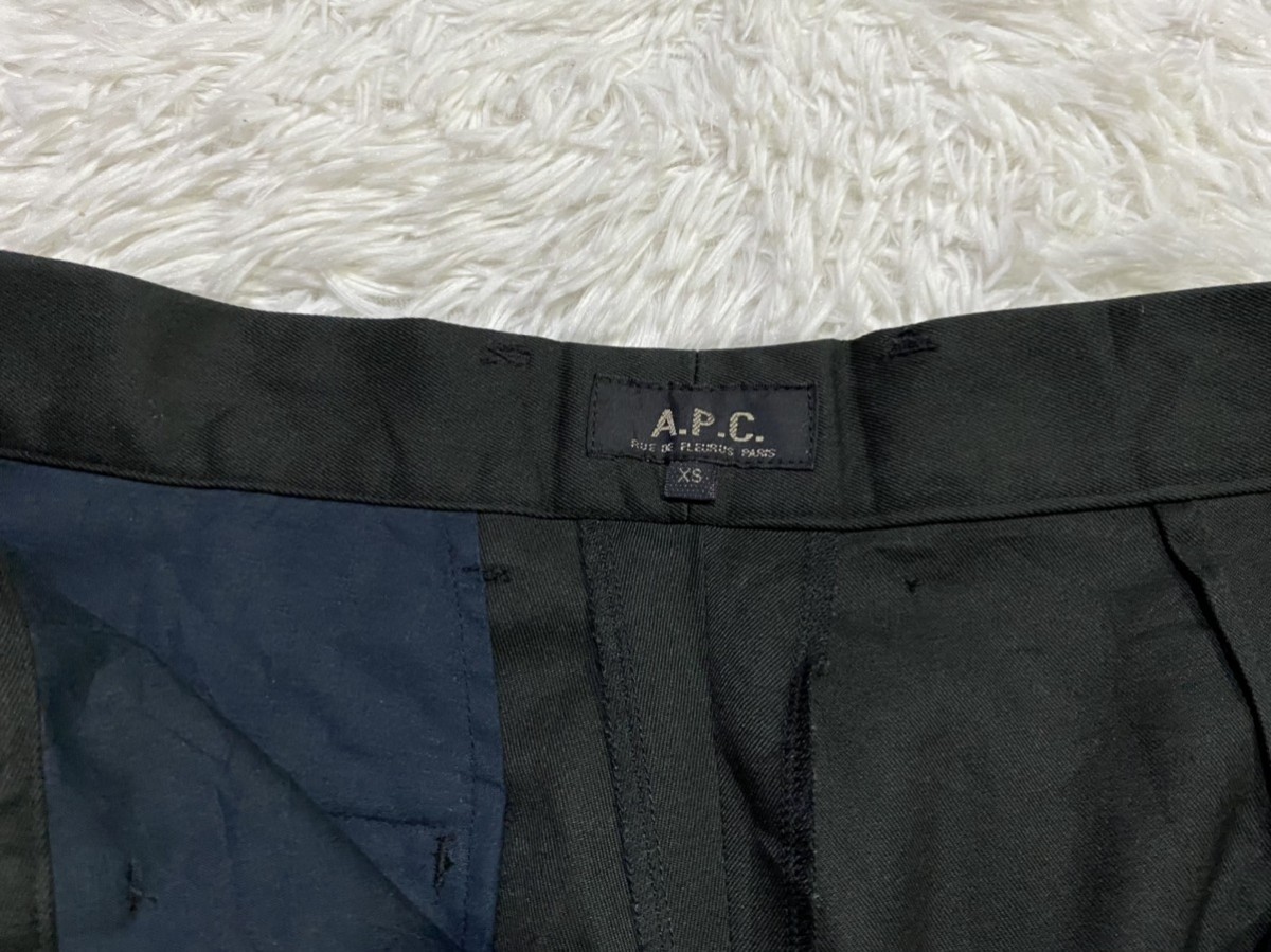 A.P.C Vintage Black Polyester + Cotton Pants Made in Japan - 8