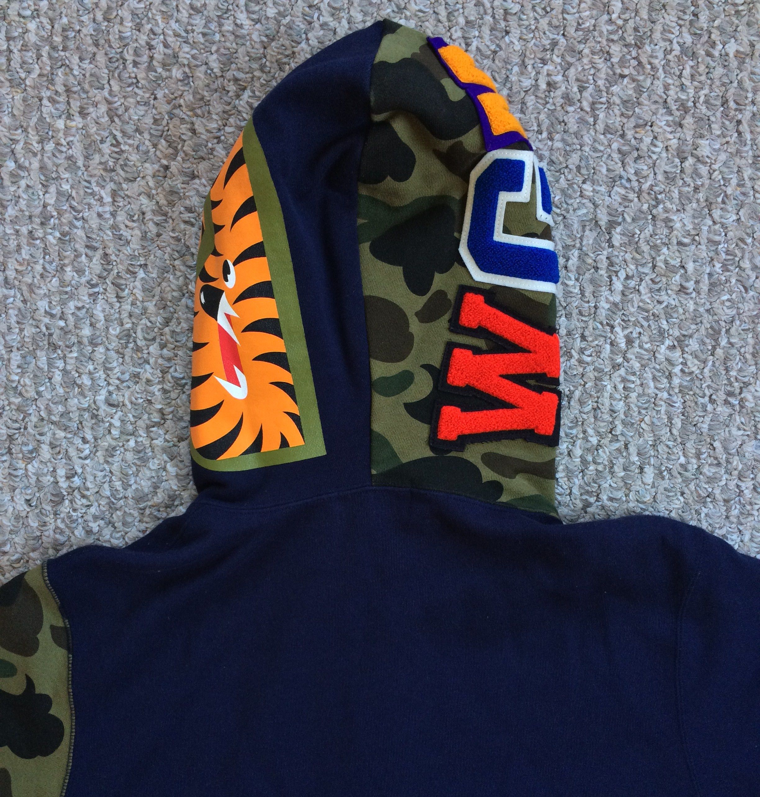 OG Bape Camo Shark Hoodie - 9