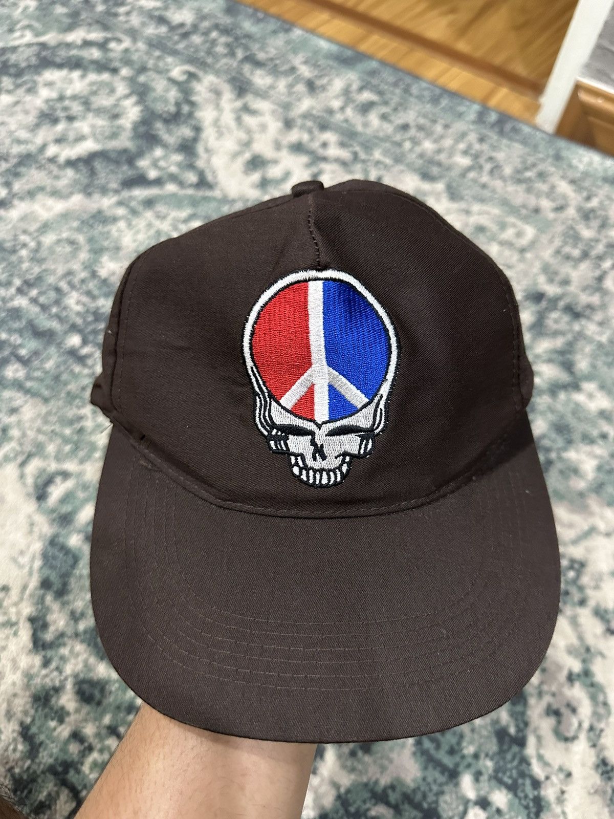 Vintage - Vtg 90s Grateful Dead Skull Peace Hat - 2