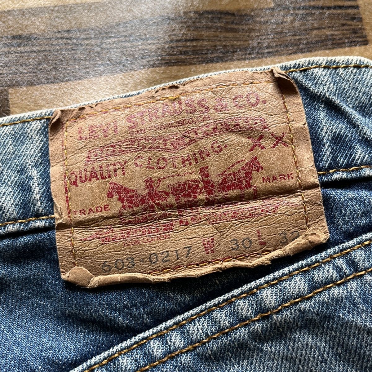 Vintage 1980s Levi's 603 Denim Jeans Straight Cut - 11