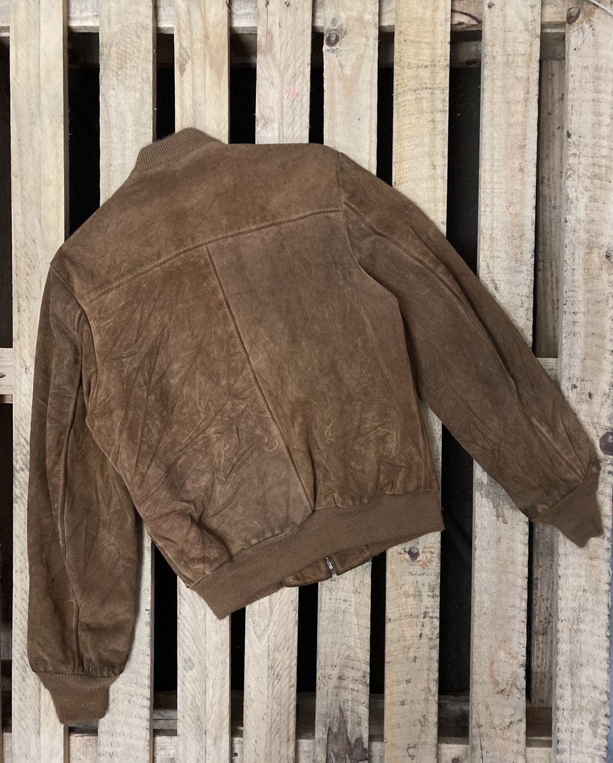 Vintage Schott Suede Full Leather Jacket - 4