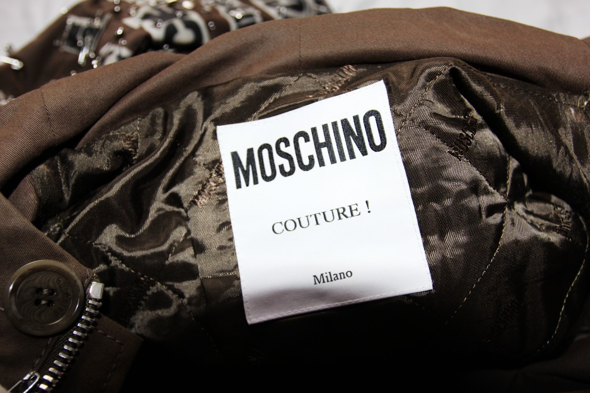 BNWT AW18 MOSCHINO COUTURE! PAPERCLIPS PARKA COAT 50 - 17