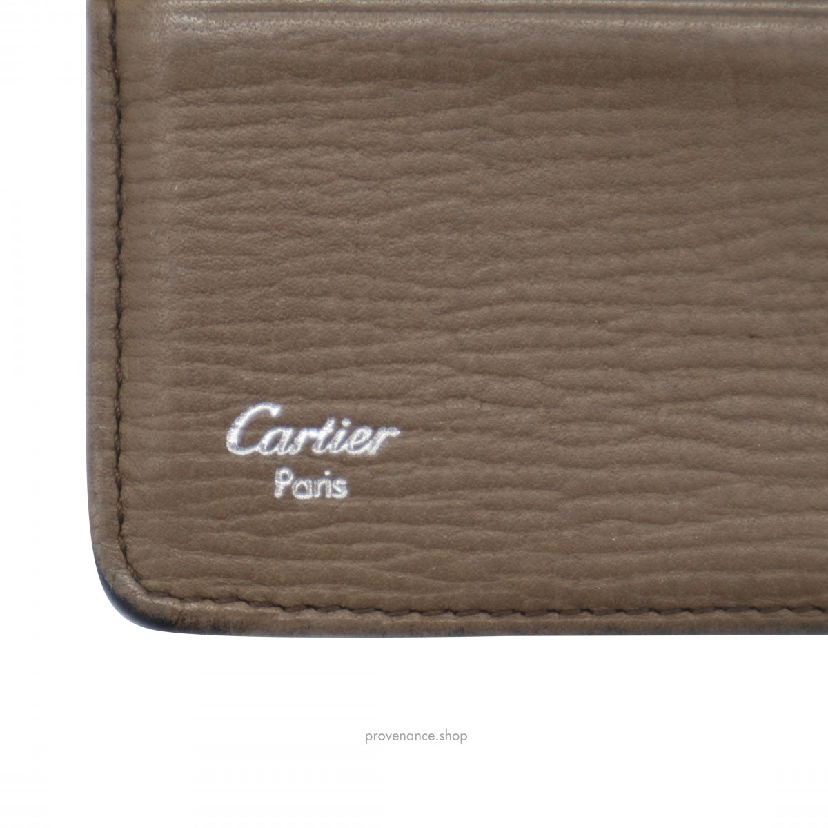 Cartier Long Wallet - Taupe Leather - 5